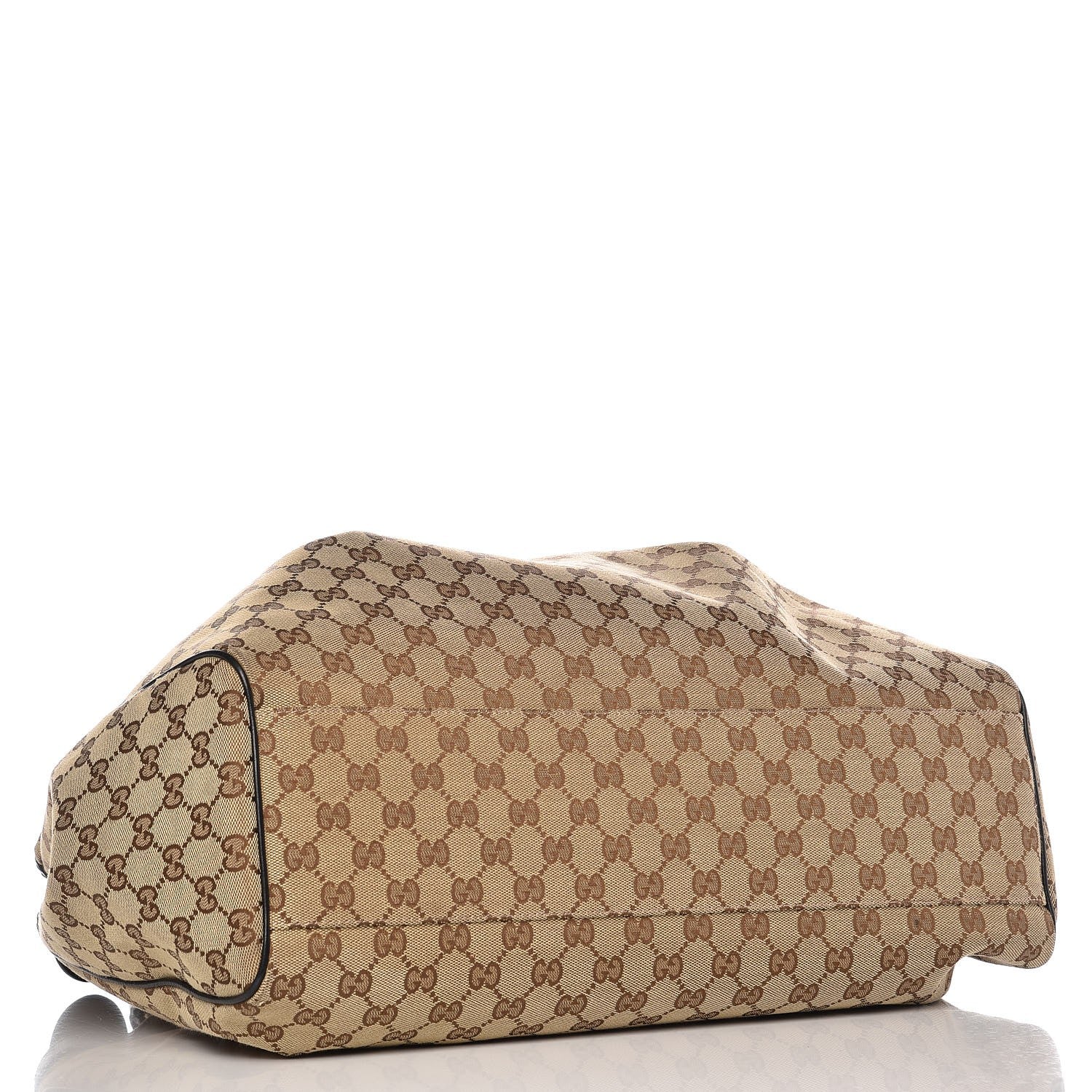 Gucci Monogram Large Sukey Tote Beige Ebony Black 19 of 30