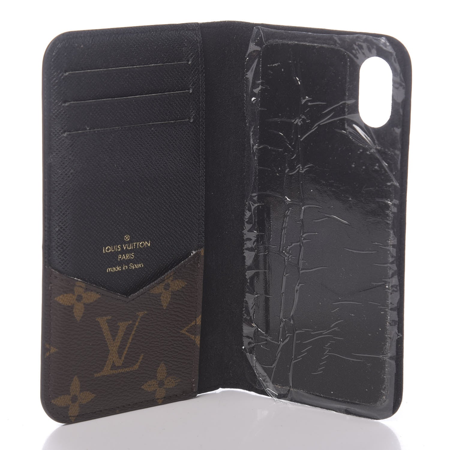 Louis Vuitton Monogram iPhone XS Folio Case Black 5 of 8