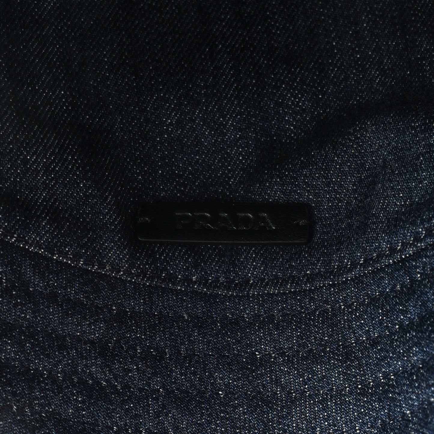 Denim Re-Nylon Reversible Bucket Hat Blue Black