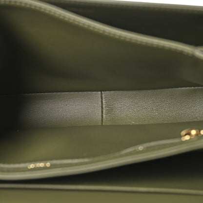 Celine Shiny Calfskin Medium Triomphe Soft Khaki 5 of 11