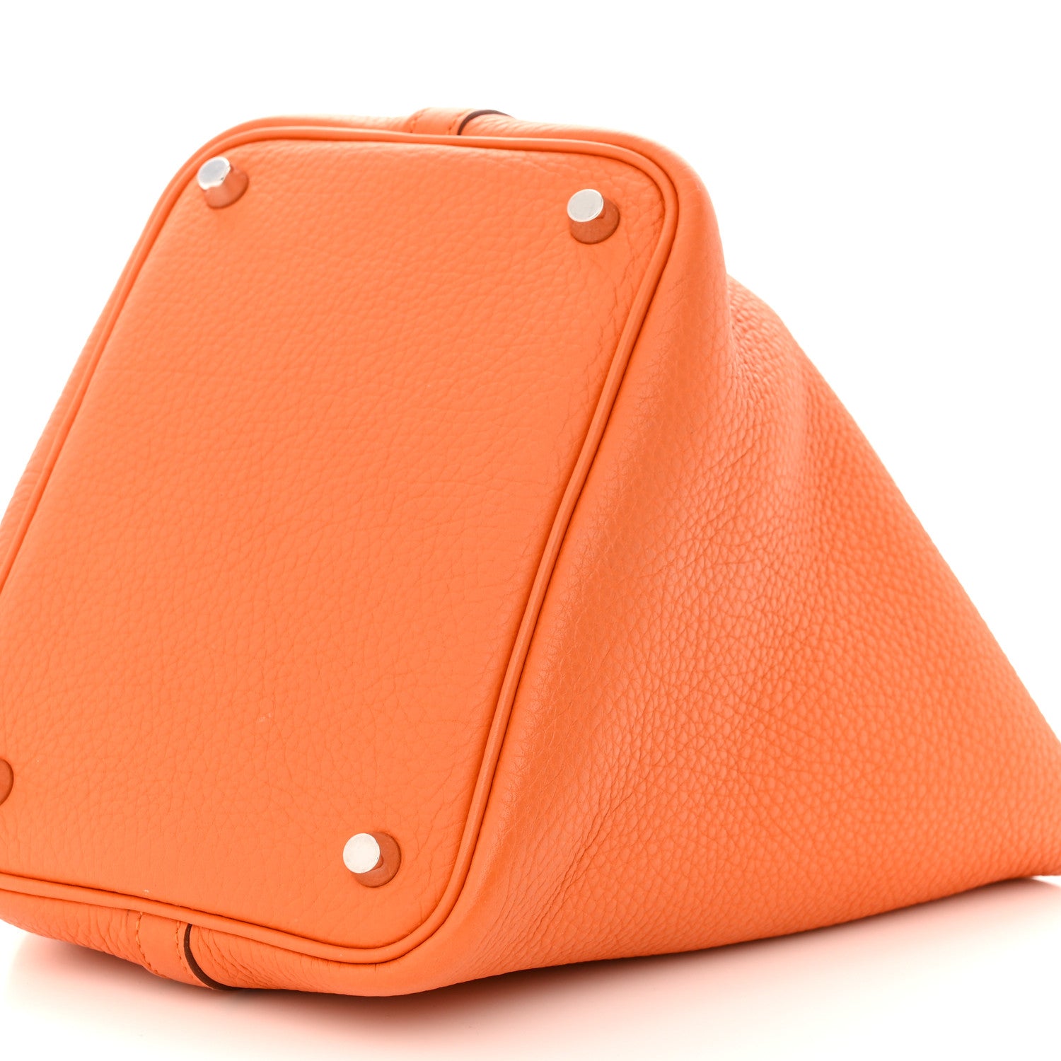 Hermes Taurillon Clemence Picotin Lock 18 PM Orange 10 of 11