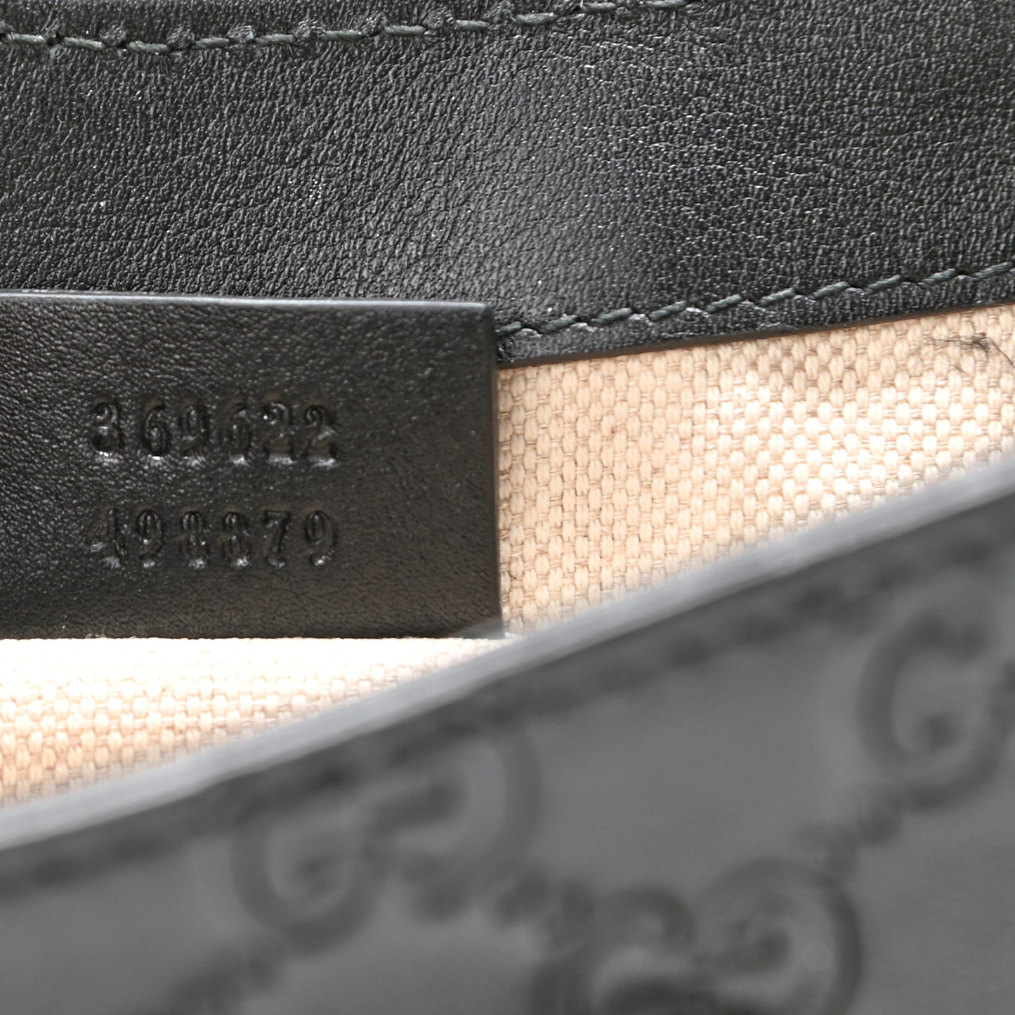 Microguccissima Mini Emily Shoulder Bag Black