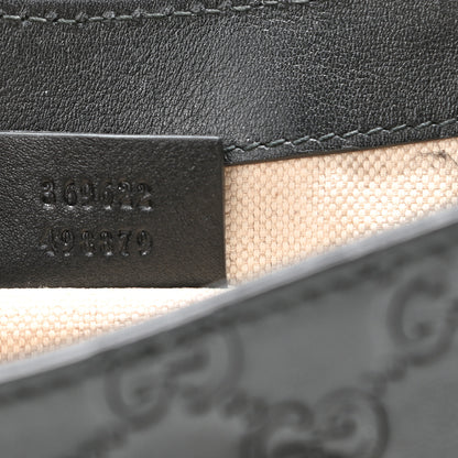 Gucci Microguccissima Mini Emily Shoulder Bag Black 7 of 13