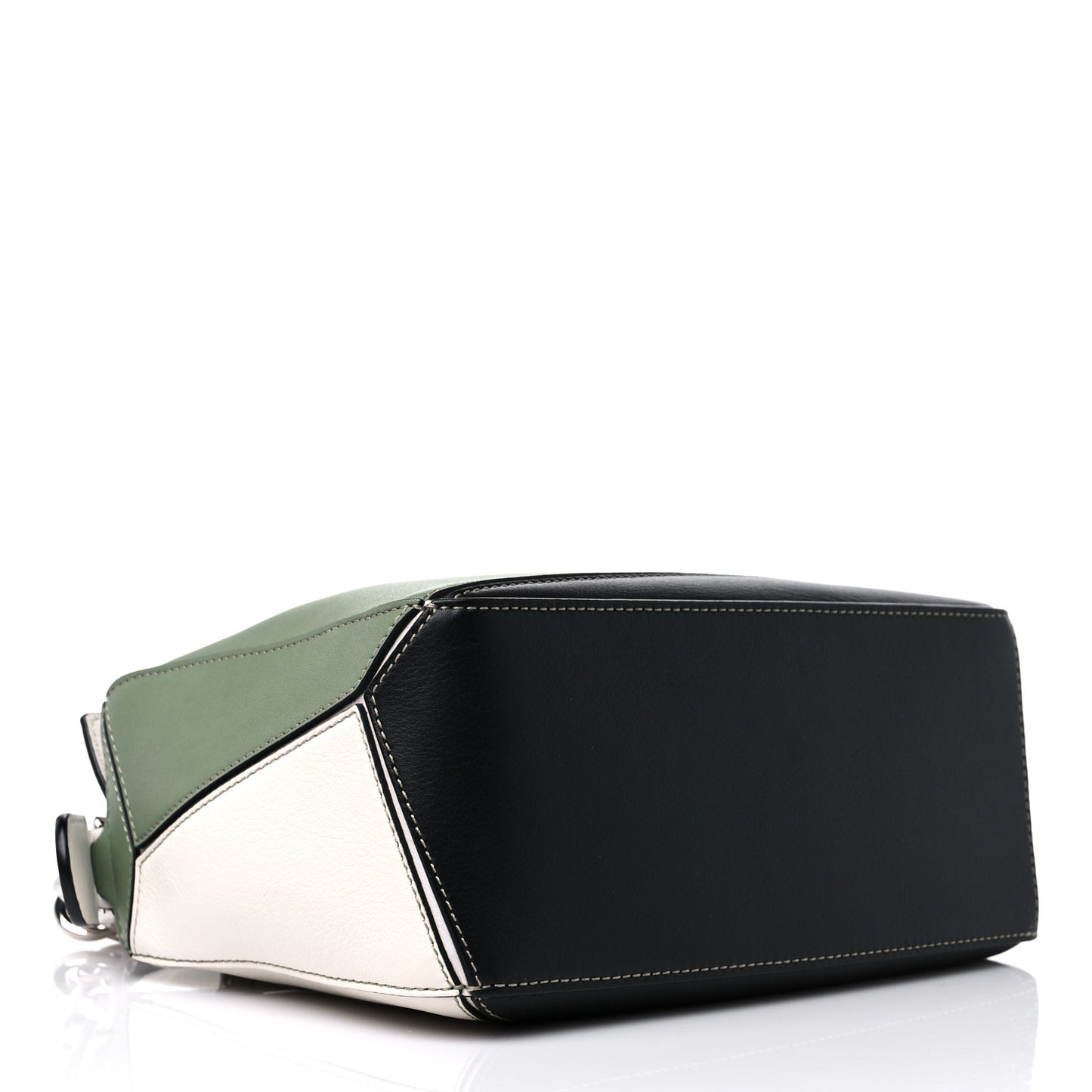 Calfskin Small Puzzle Bag Soft White Rosemary