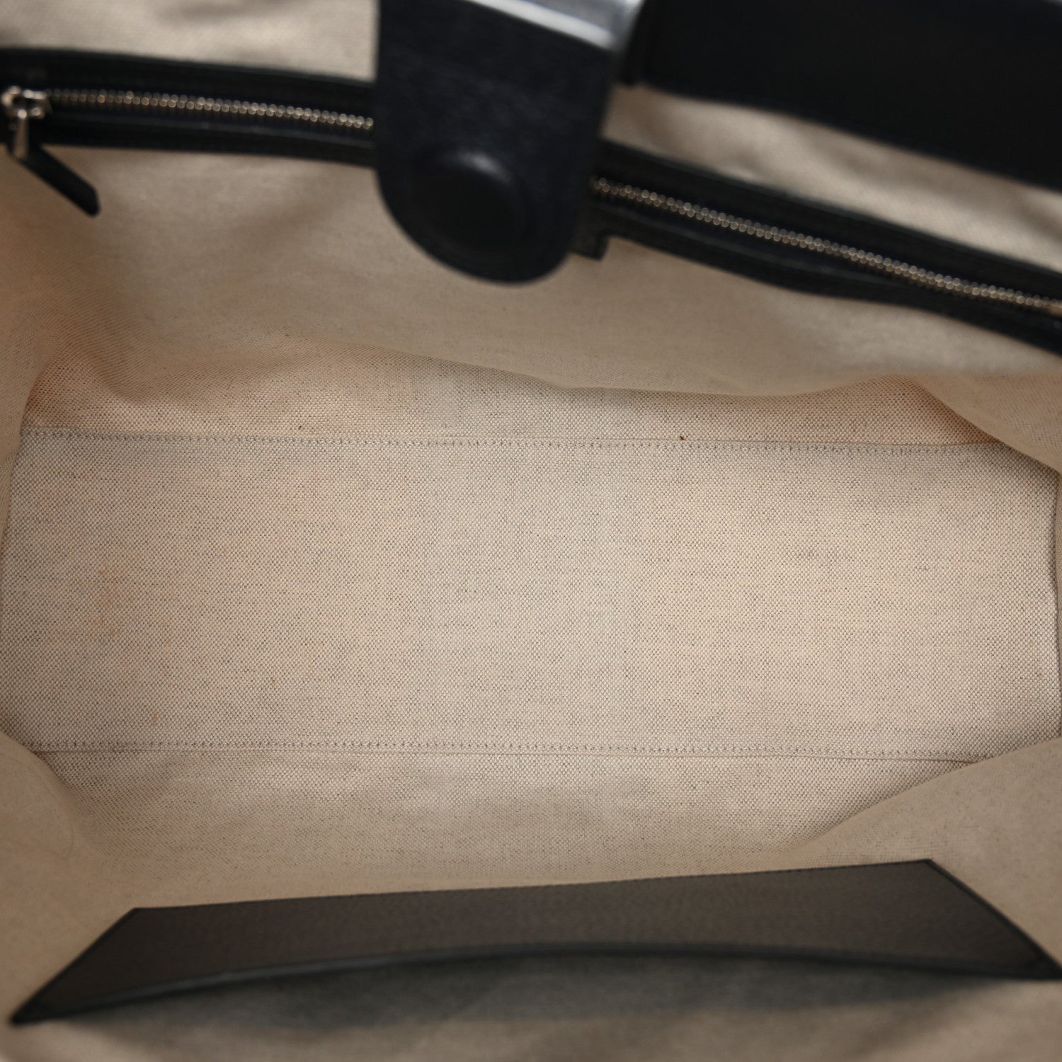 Gucci GG Supreme Monogram Textured Calfskin Web Medium Ophidia Shopping Tote Beige Blue 5 of 10