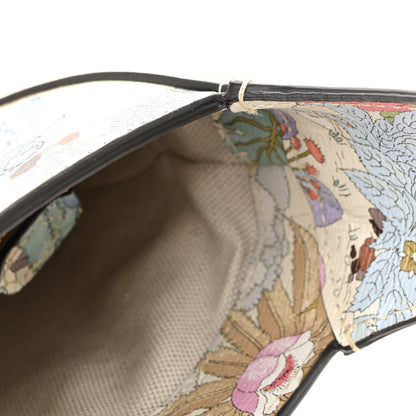 Gucci New Shangai Calfskin Tiger Savanah Small Jackie 1961 Hobo Chalky White Multicolor 10 of 10