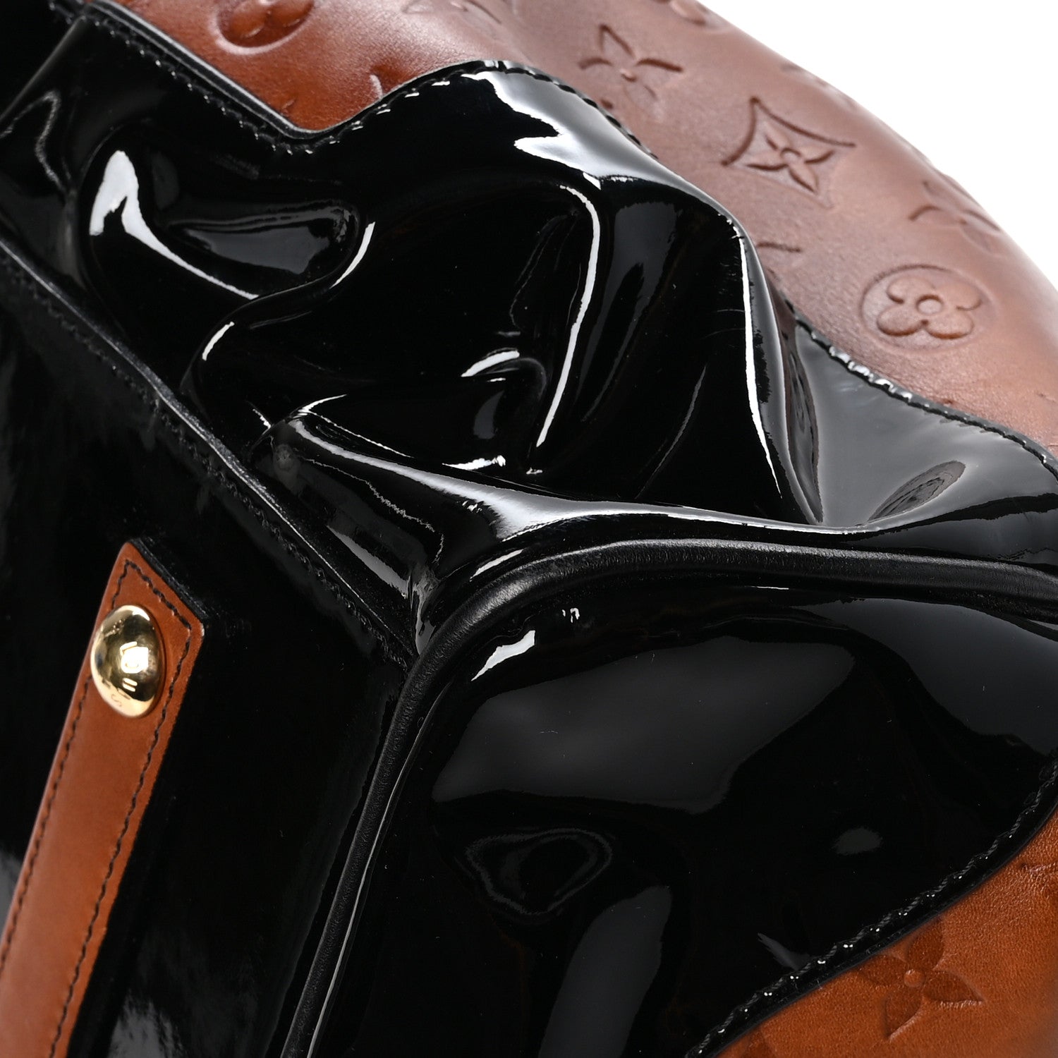 Louis Vuitton Cuir Embossed Monogram Stephen Bag Fauve 9 of 11