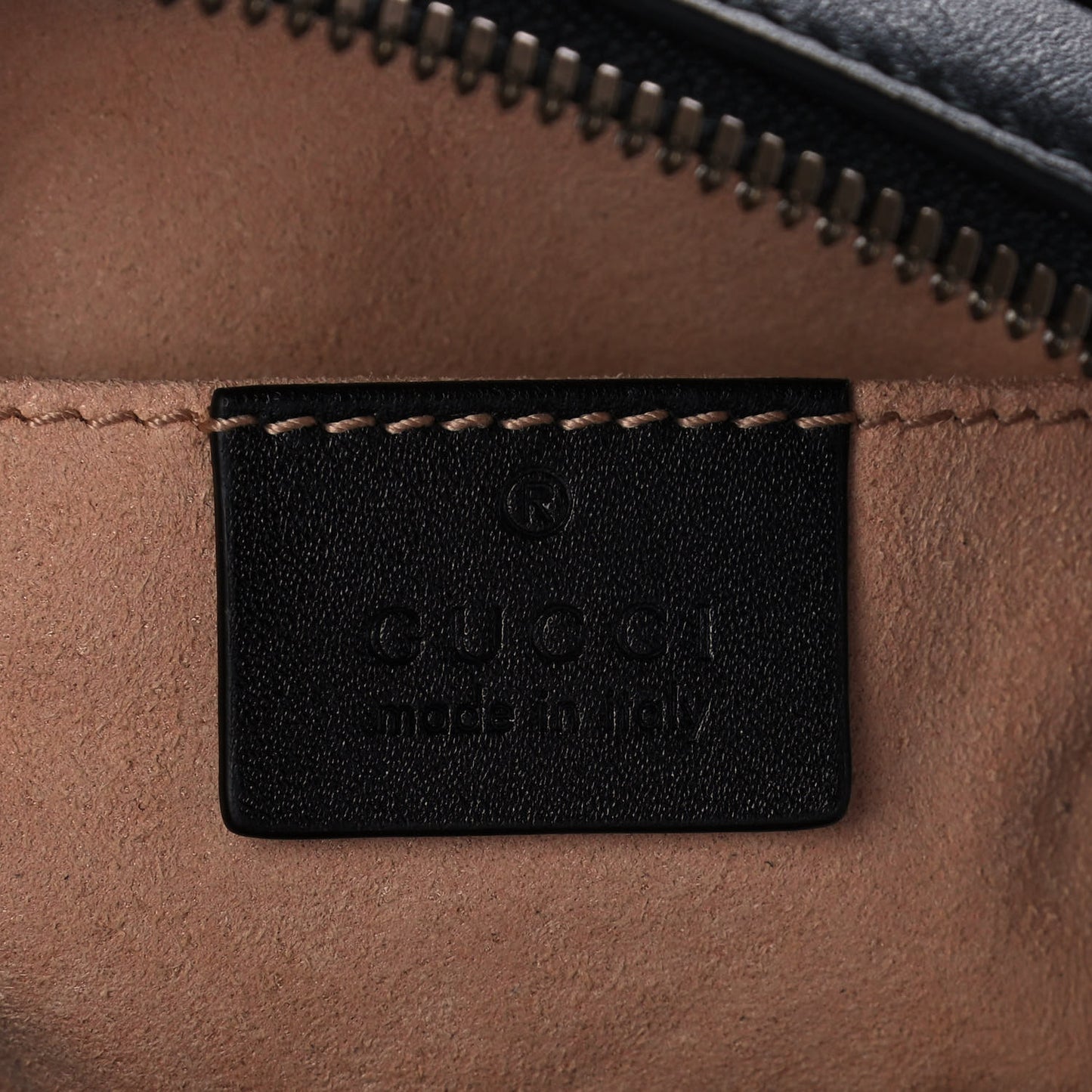 Calfskin Matelasse GG Marmont Belt Bag 85 34 Black