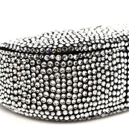 Miu Miu Crystal Silk Starlight Mini Wander Hobo Black 9 of 10