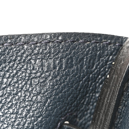 Hermes Togo Shiny Niloticus Crocodile Birkin Touch 30 Vert Rousseau 7 of 14