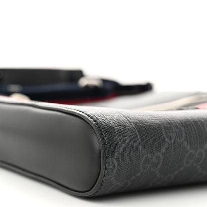 Gucci GG Supreme Monogram Night Courrier Flat Messenger Bag Black Multicolor 9 of 13