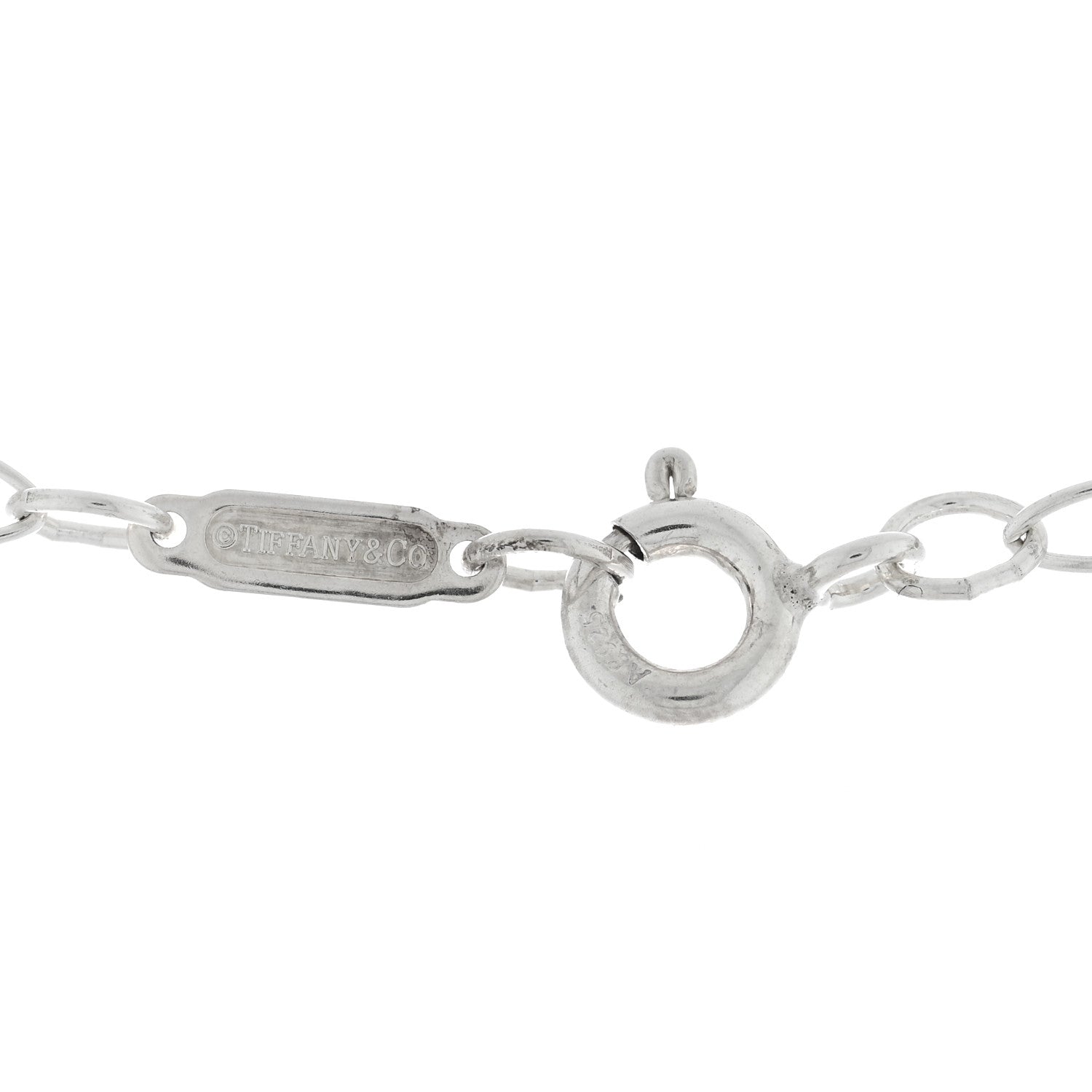 Tiffany Sterling Silver Oval Link Chain Necklace 4 of 4