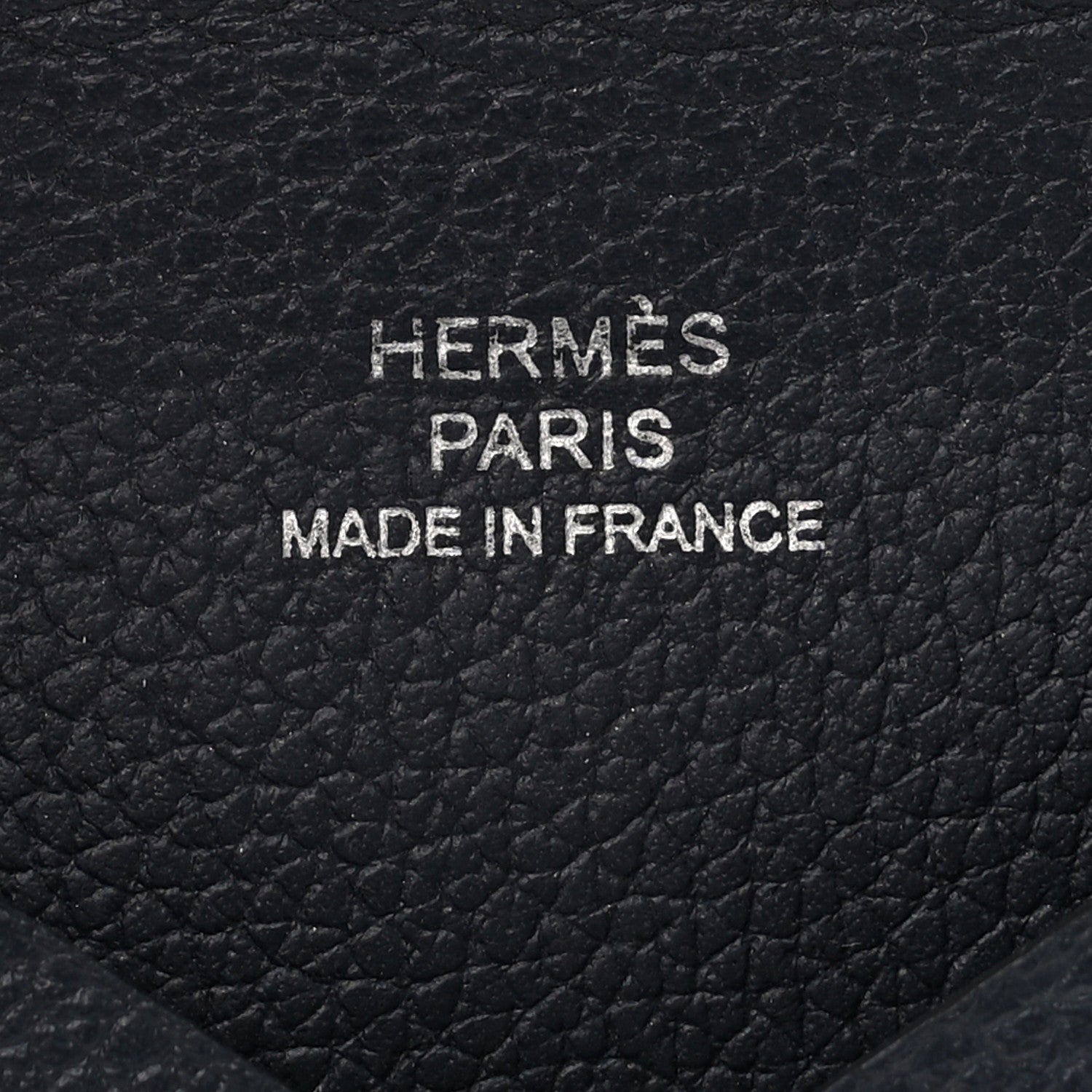 Hermes Evercolor Calvi Card Case Bleu Nuit 6 of 8