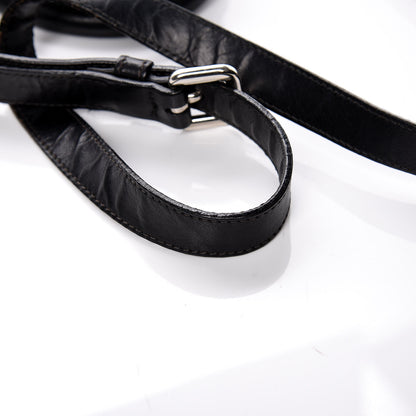 Prada Soft Calfskin Pleated Tote Black 22 of 26