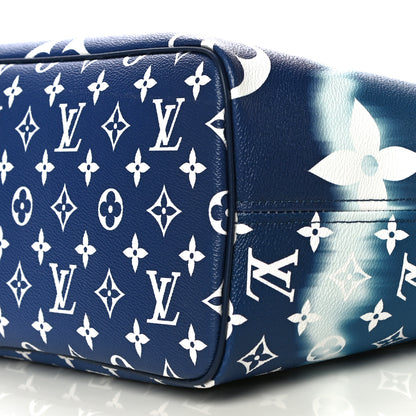 Louis Vuitton Monogram Escale Neverfull MM Blue 9 of 9