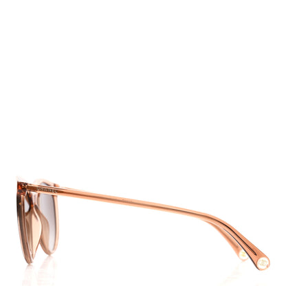 Chanel Acetate Round 5448 Sunglasses Brown 3 of 9