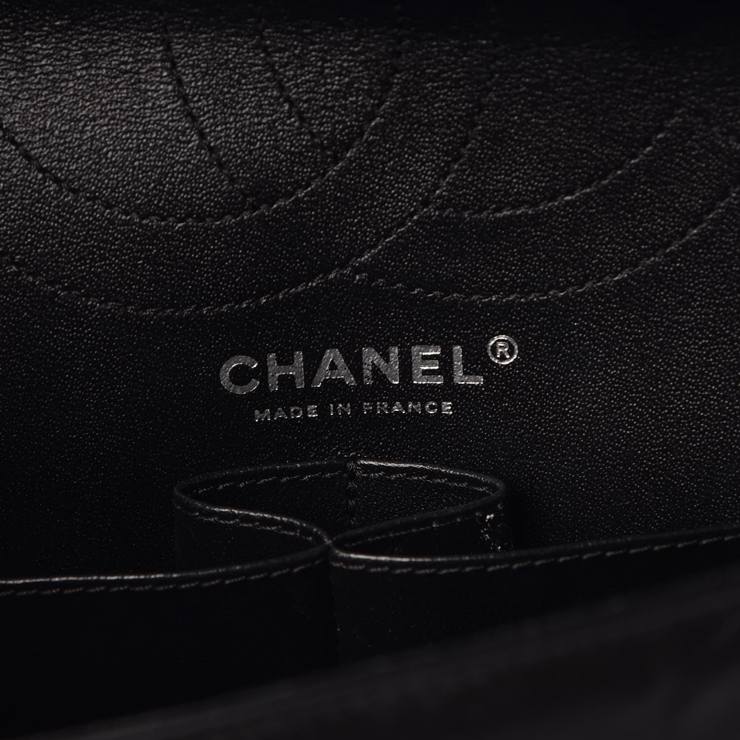 Chanel Aged Calfskin Chevron Quilted 2.55 Reissue 226 So Black 6 of 10