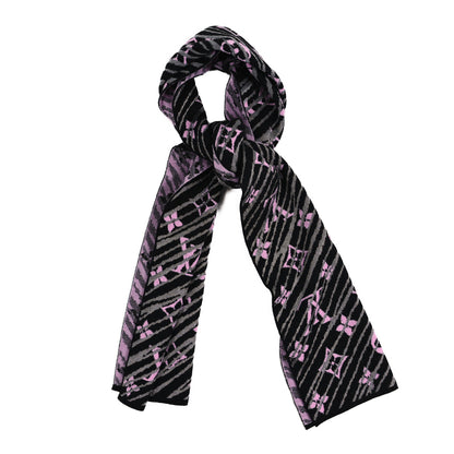 Louis Vuitton Wool Polyester Epi Storm Scarf Pink 1 of 3