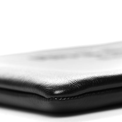 Saint Laurent Vitello Rive Gauche Zipped Pouch Black 9 of 10