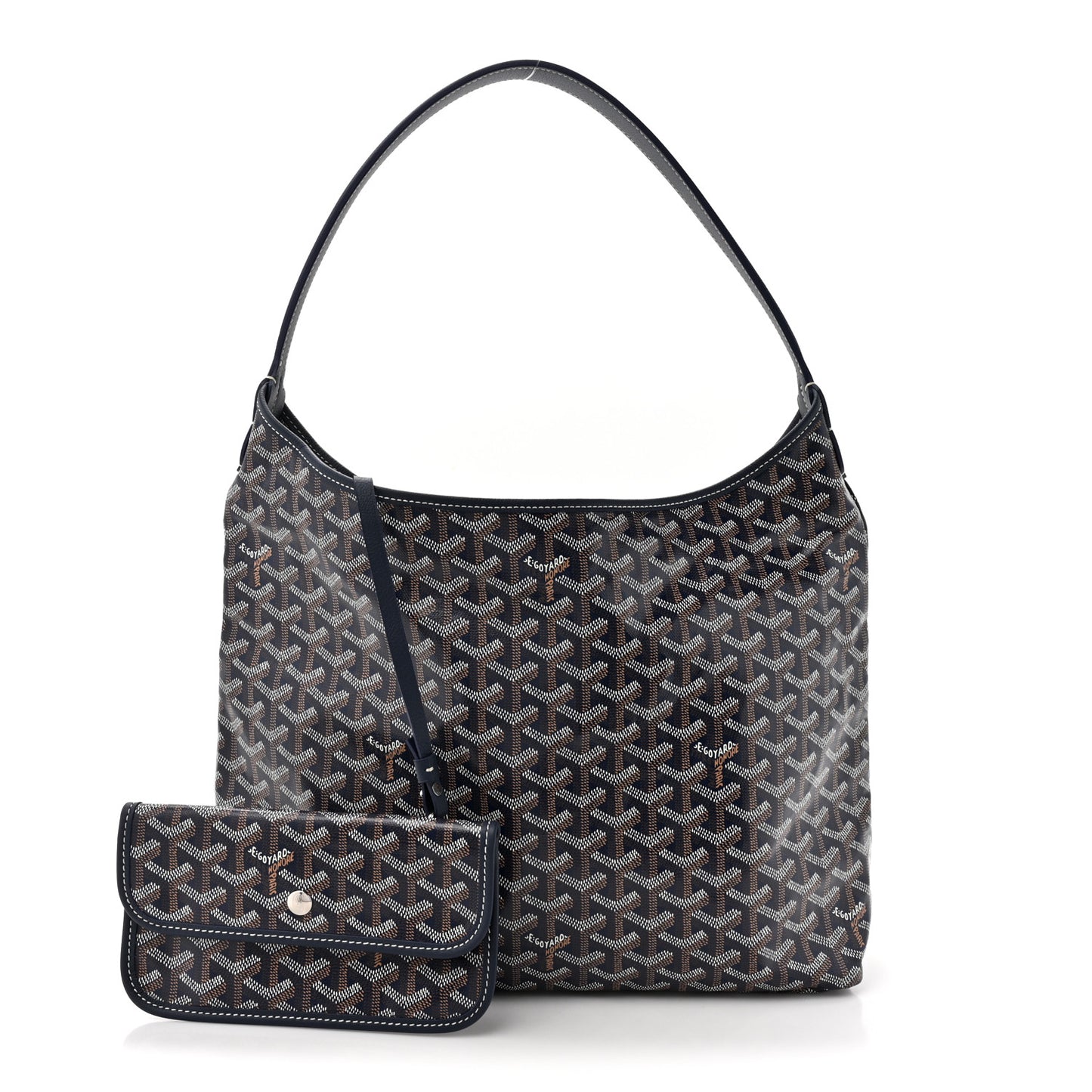 Goyardine Boheme Hobo Navy Blue