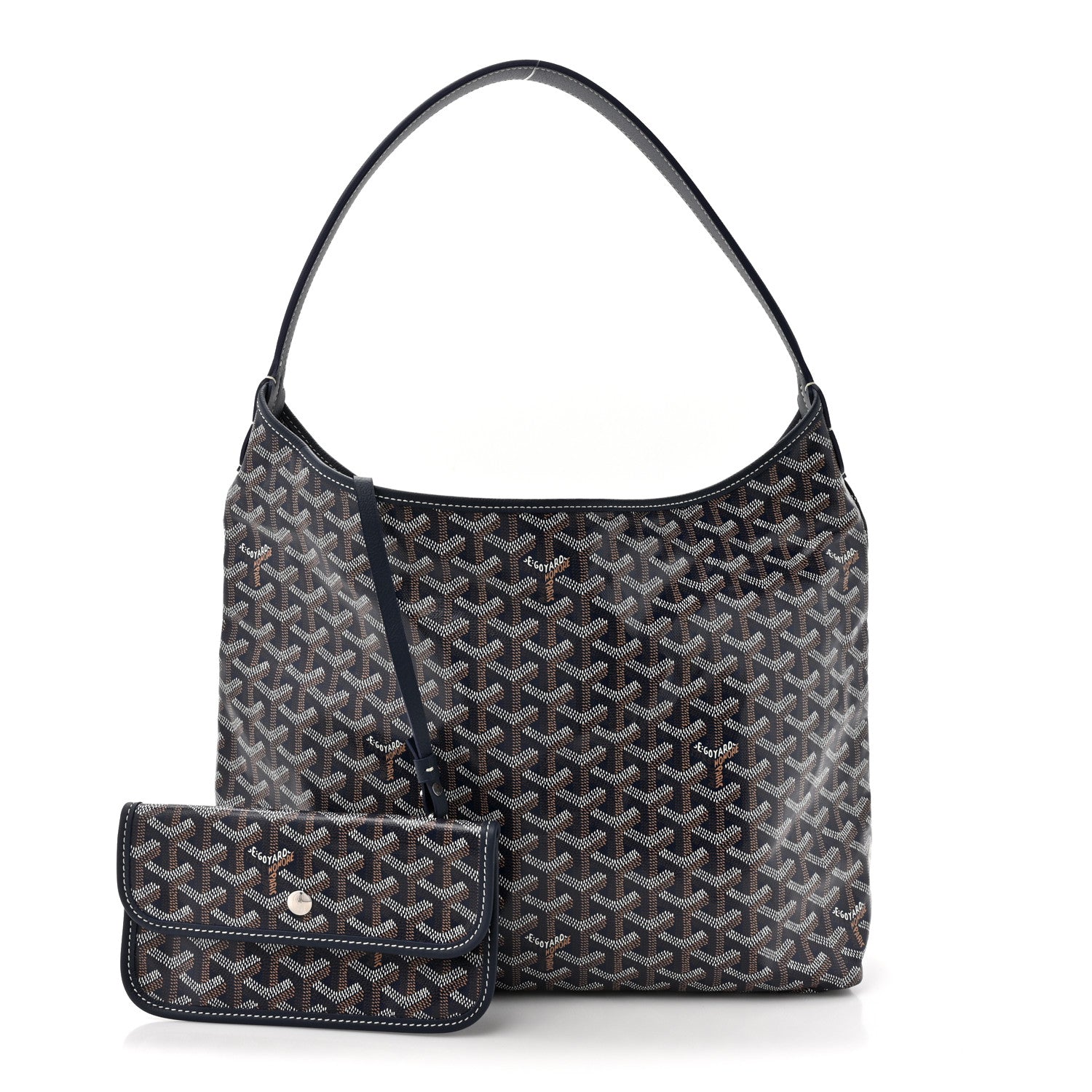 Goyard Goyardine Boheme Hobo Navy Blue 3 of 12