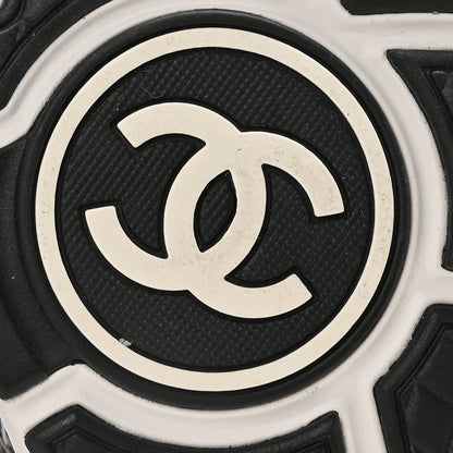 Chanel Tweed Mens CC Sneakers 43 Grey Black 7 of 9