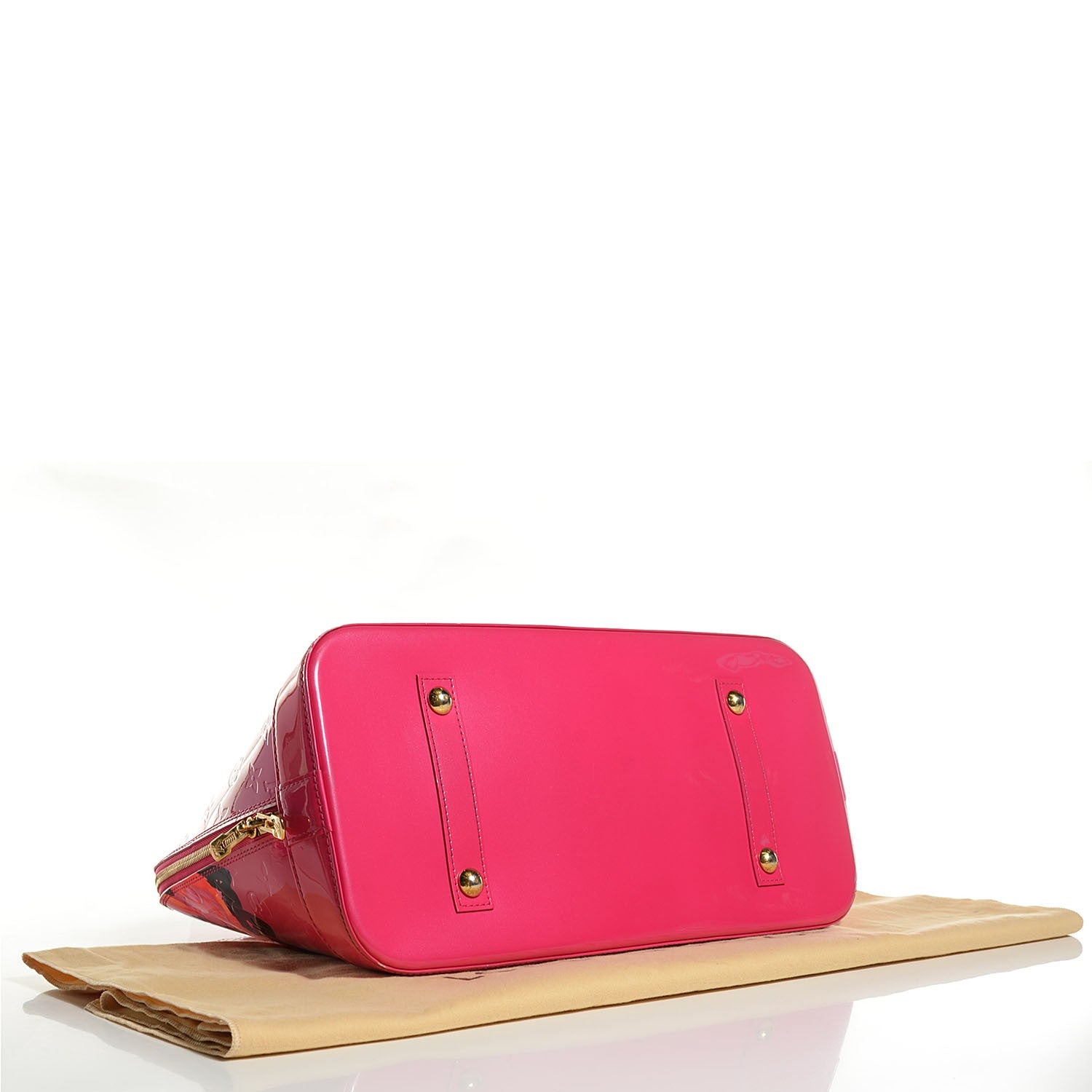 Louis Vuitton Vernis Roses Alma GM Rose Pop 4 of 7