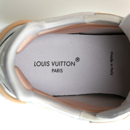 Louis Vuitton Monogram Tweed Calfskin Run 55 Sneakers 37 White 8 of 10