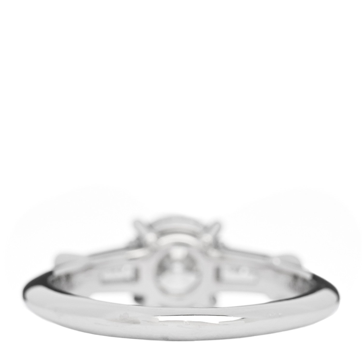 Tiffany Platinum Diamond 1.26ctw Three Stone Engagement Ring 49 5 4 of 7