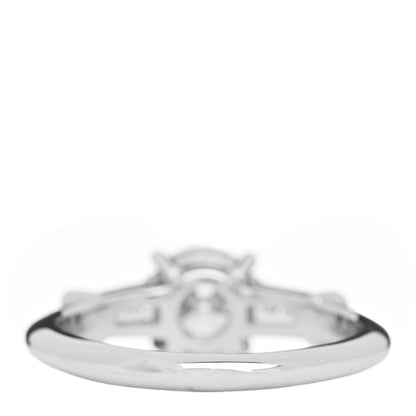 Tiffany Platinum Diamond 1.26ctw Three Stone Engagement Ring 49 5 4 of 7