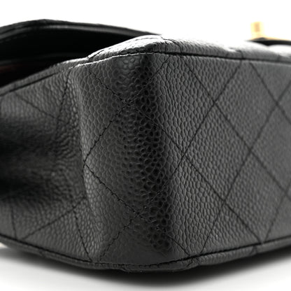 Chanel Caviar Quilted Medium Double Flap Black 9 of 11