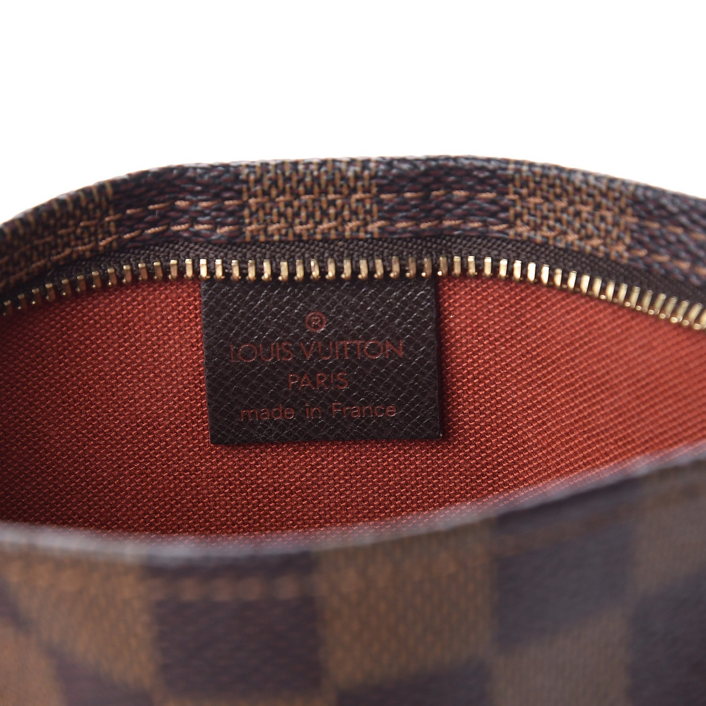 Damier Ebene Trousse Make Up Bag Pochette