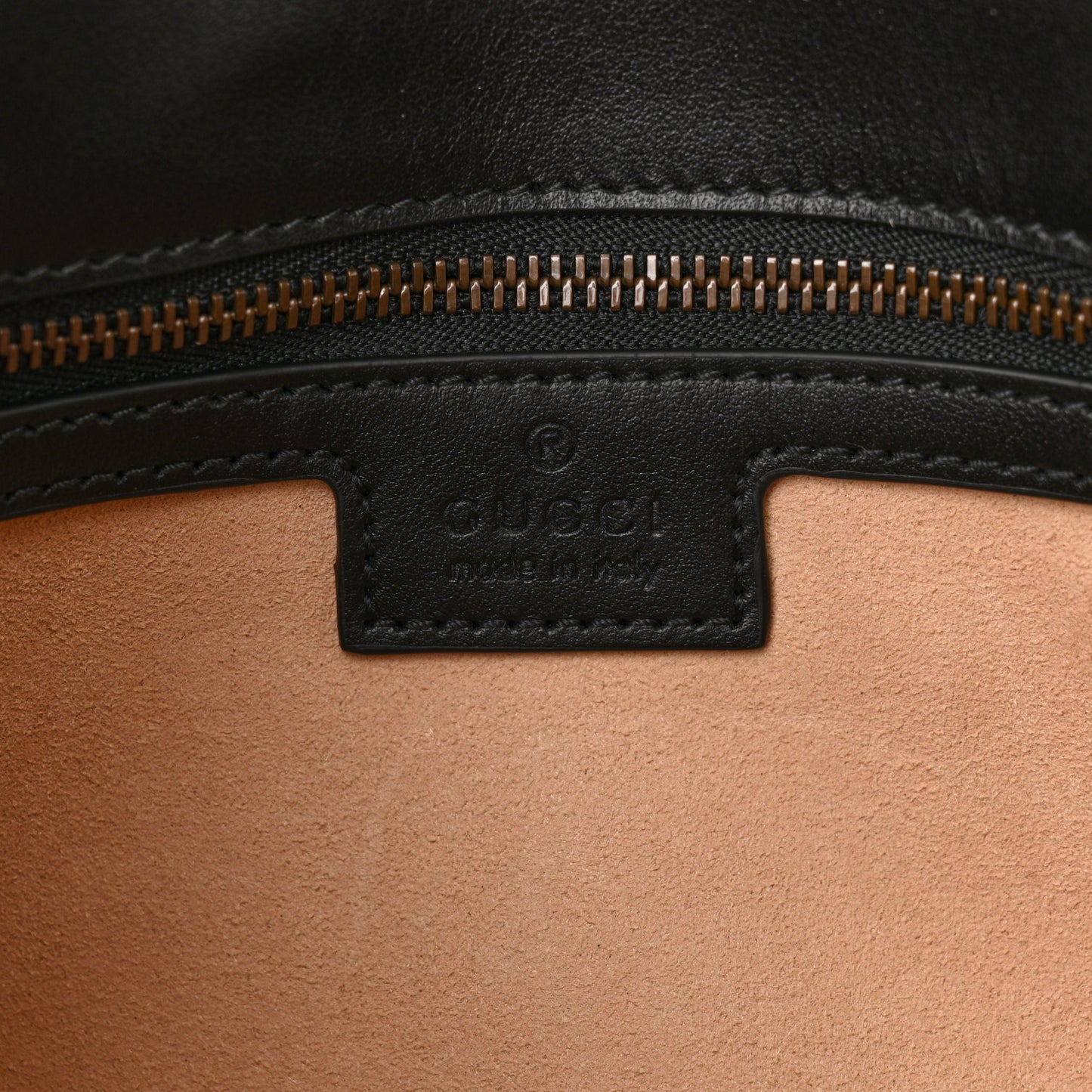 Calfskin Matelasse Small GG Marmont Shoulder Bag Black