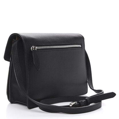 Burberry Derby Calfskin Vintage Check Small Macken Crossbody Bag Black 3 of 9