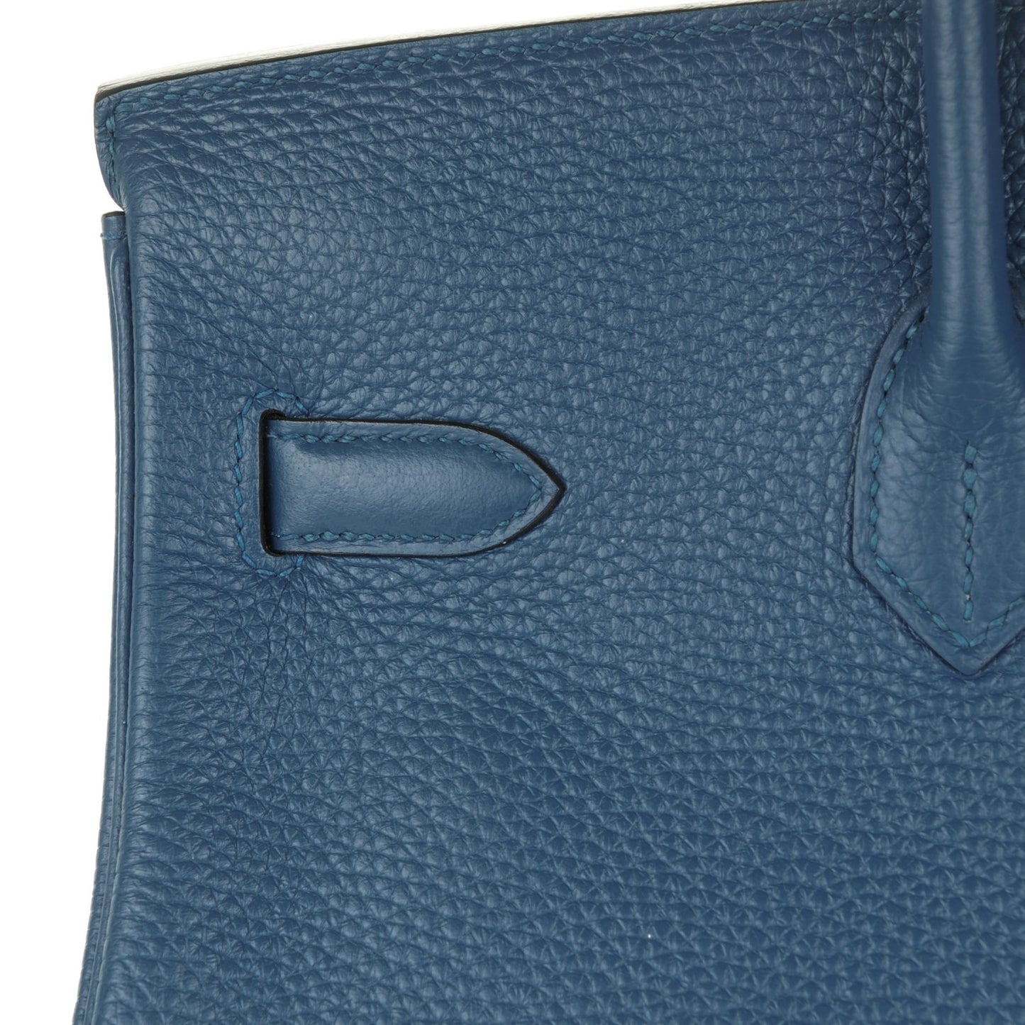Taurillon Clemence Birkin 35 Bleu Thalassa