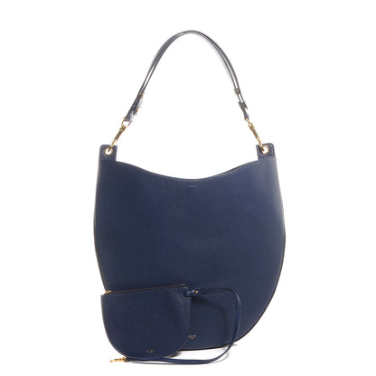 Celine Crisped Calfskin Large Hobo Ink Blue 8 of 8