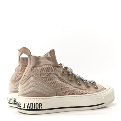 Christian Dior Technical Cannage Womens Walk'n Dior High Top Sneakers 38.5 Nude 5 of 8