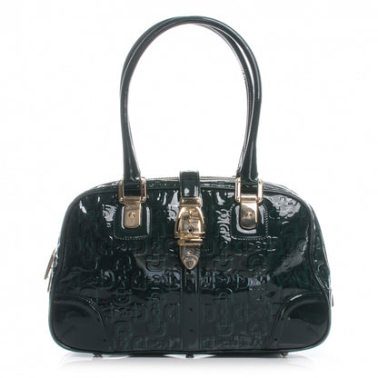 Gucci Patent Horsebit Print Glam Boston Green 1 of 7