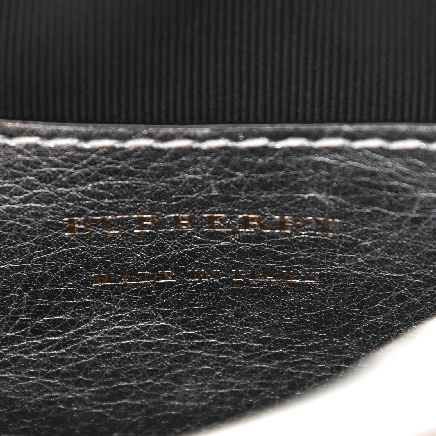 Burberry Metallic Smooth Calfskin 1983 Knight Check Link Bum Bag Silver 6 of 10