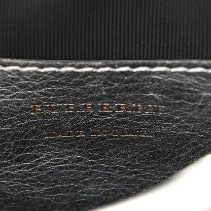 Burberry Metallic Smooth Calfskin 1983 Knight Check Link Bum Bag Silver 6 of 10