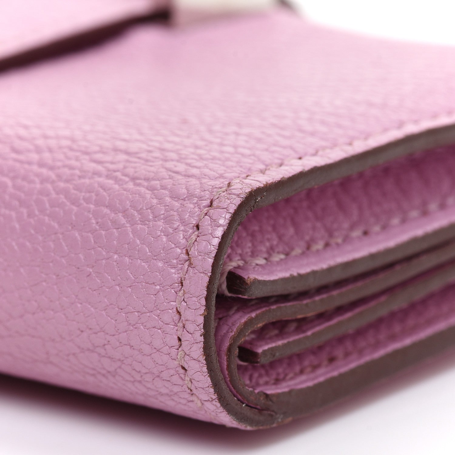 Hermes Chevre Mysore Mini Bearn Wallet Mauve Sylvestre 9 of 14