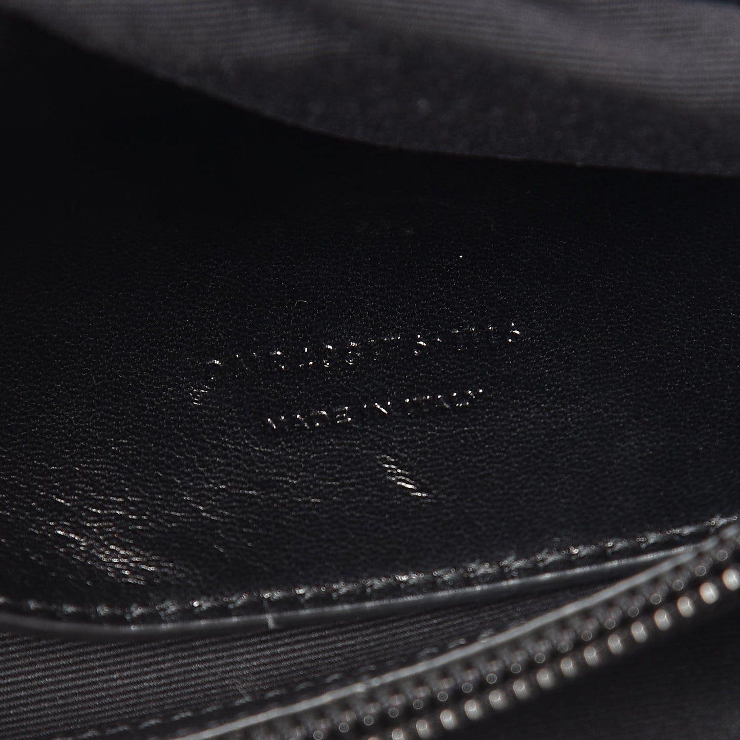 Grain De Poudre Medium West Hollywood Monogram Fold-Over Black
