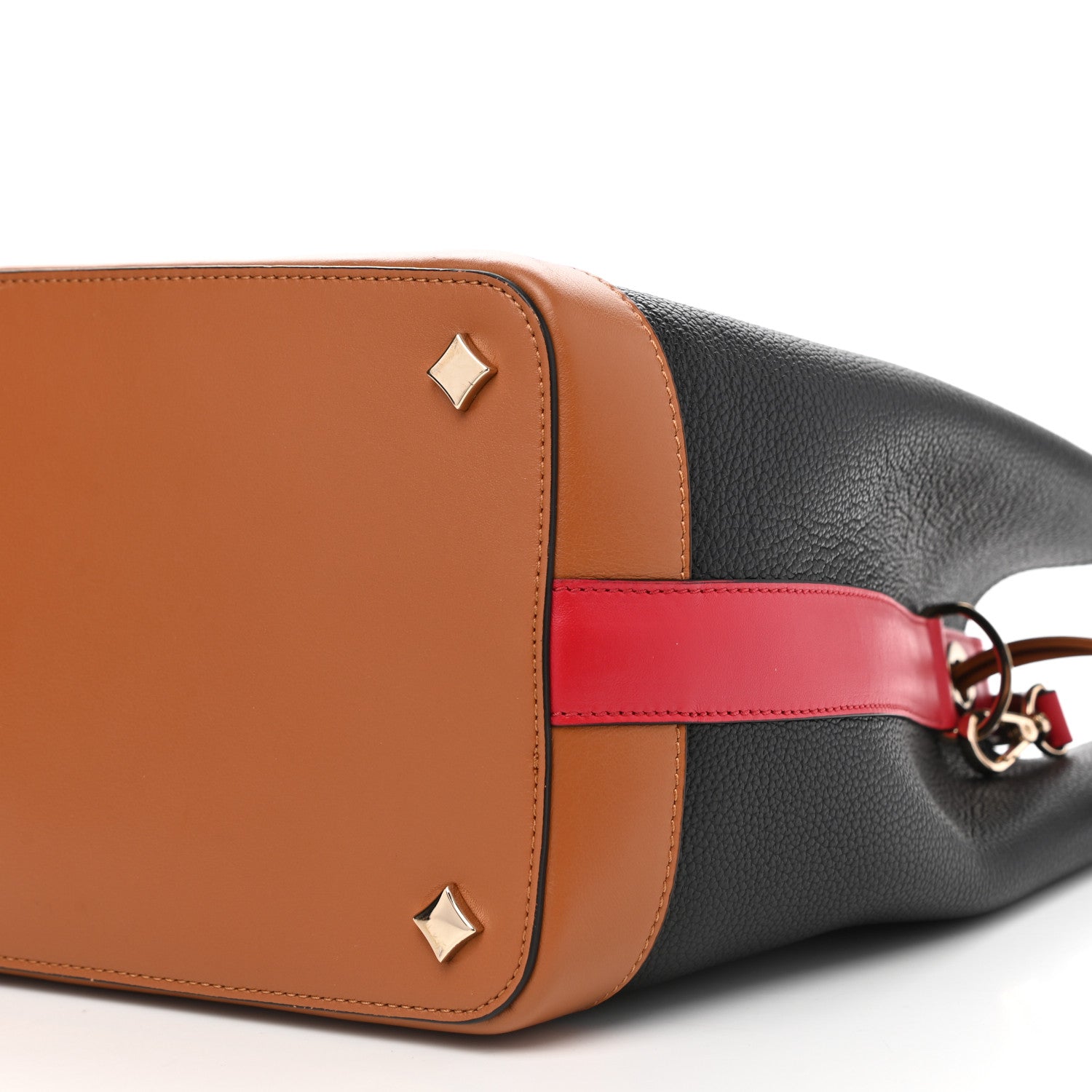 MCM Goatskin Medium Milano Drawstring Bag Black 10 of 10