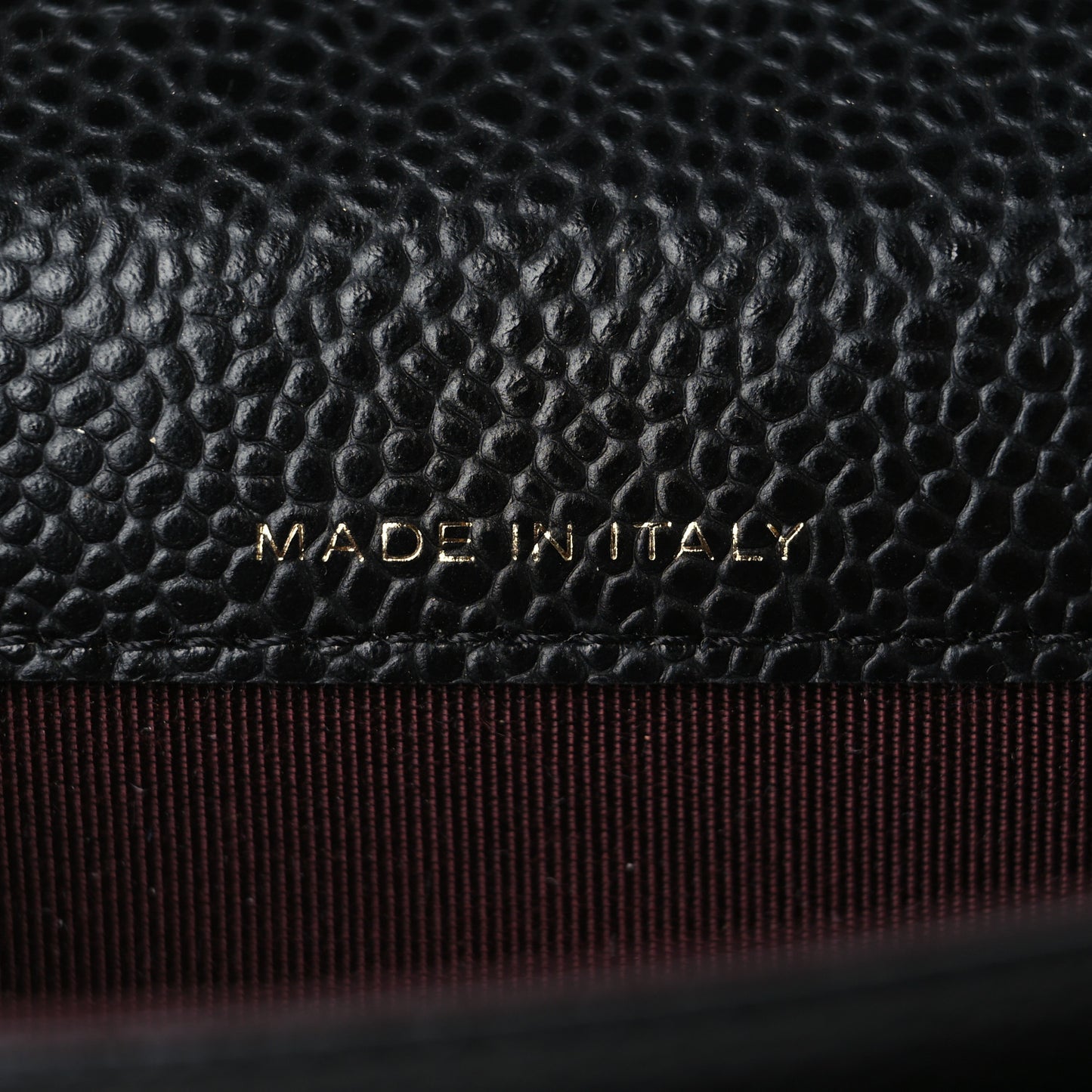 Caviar Quilted Flap Card Holder Wallet Black