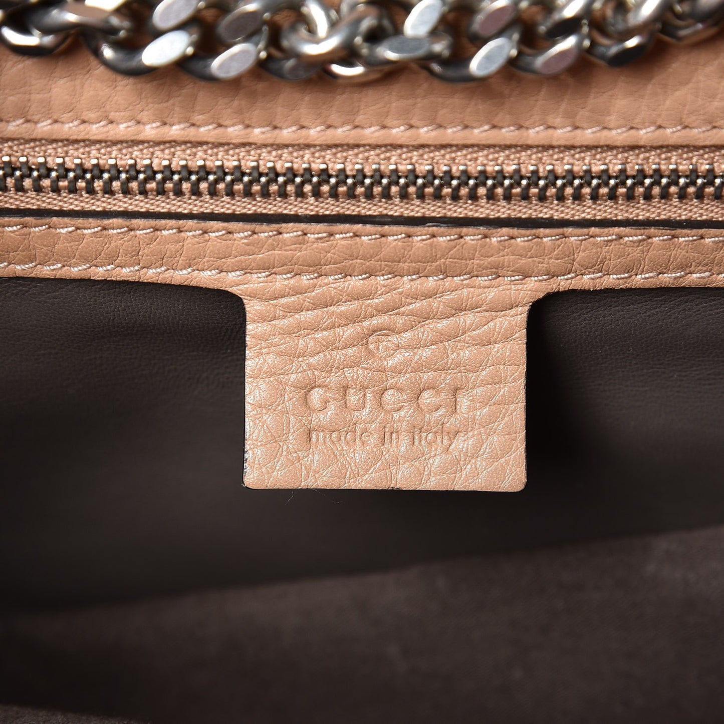 Calfskin Studded Medium Miss Bamboo Shoulder Bag Camelia