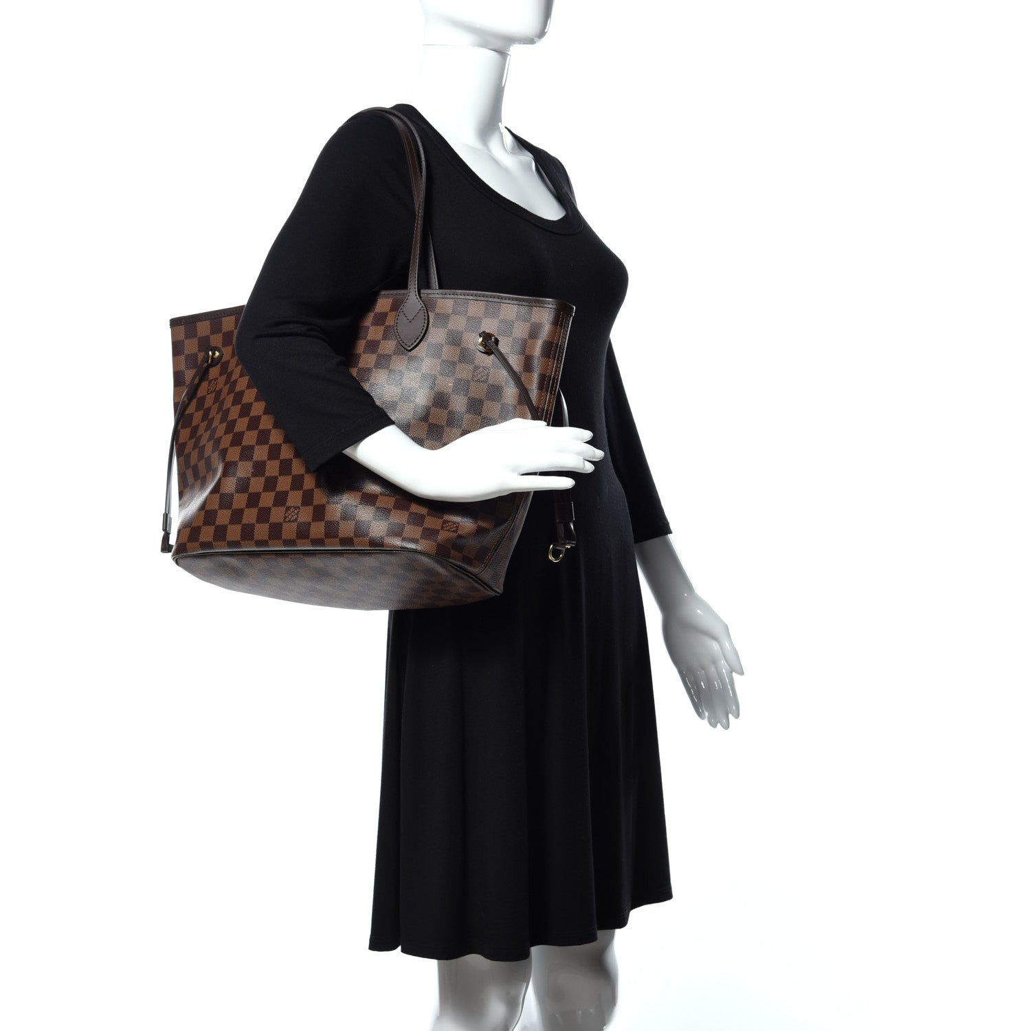 Louis Vuitton Damier Ebene Neo Neverfull MM 2 of 17