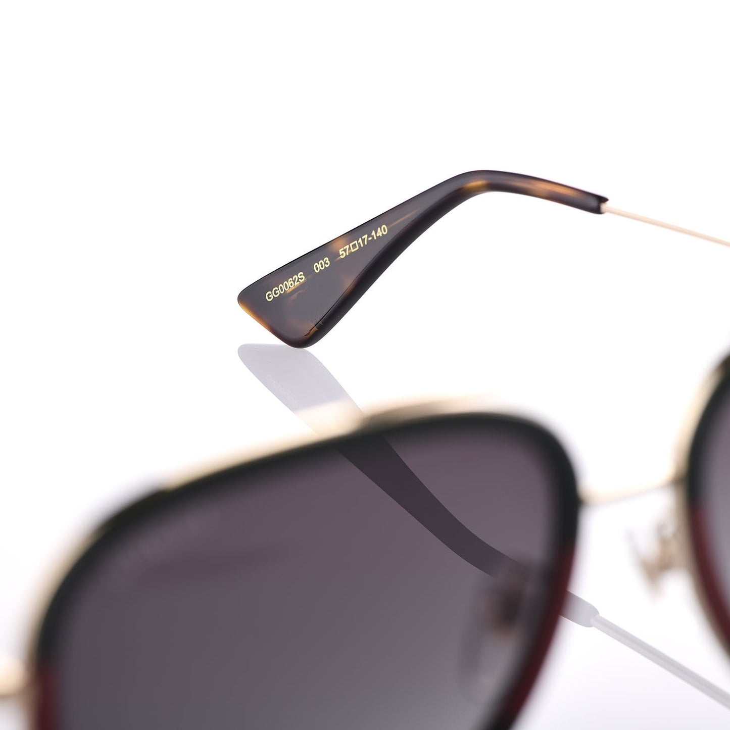 Web Aviator Sunglasses GG0062S Green Red