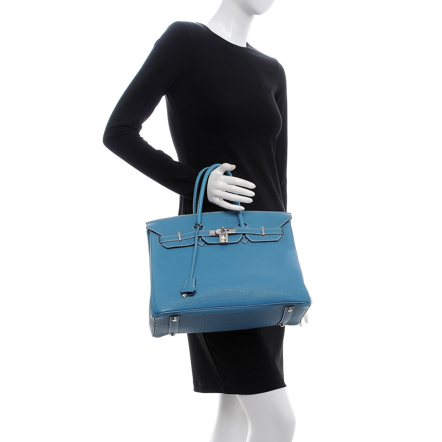 Togo Birkin 35 Blue Jean