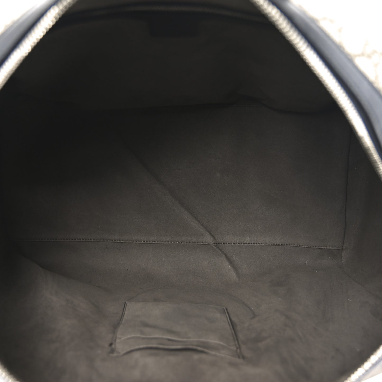 GG Supreme Monogram Selleria Calfskin Medium Duffle Beige Ebony Black