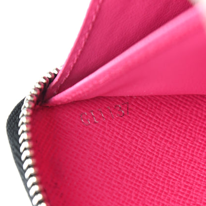 Louis Vuitton Epi Zippy Wallet Black Hot Pink 14 of 16